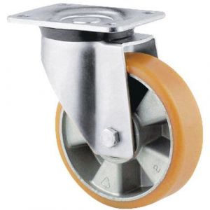 Roue Pivotante PolyurÃ©thane Force:600 Kg H Ht:200 Mm