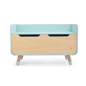 Hape Coffre &agrave; jouets/Banc 2 en 1 en bois PLAY FURNITURE