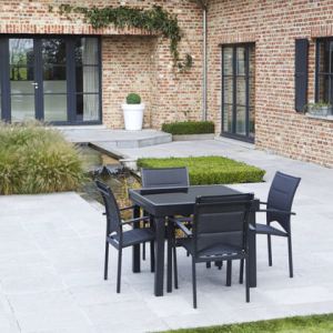 Image de Alpina Garden Modulo 4 - Ensemble de jardin en aluminium avec 4 fauteuils