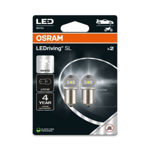 Osram LEDriving SL, ≜ R5W, Blanc 6000K, LED Retrofit, utilisation tout-terrain uniquement, Double Blister (2 lampes)