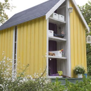 Image de Decor et jardin Vertigo - Abri de jardin serre en bois massif 28 mm 5,34 m2