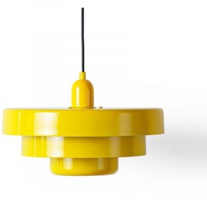 Barcelona led Lampe suspendue design 'macarron' - E27 - Jaune