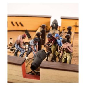 Artesania Lot de 10 figurines de navires en m&eacute;tal : canonniers &agrave; l'&eacute;chelle 1/48