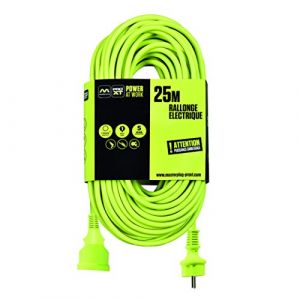 Masterplug Rallonge électrique verte 25 m - LUCECO