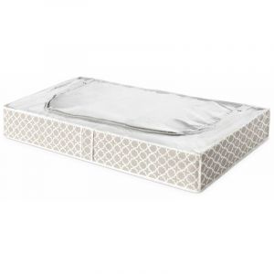 Compactor Madison Housse de rangement sous lit, Taupe, 107 x 46 x H 16 cm, RAN7468