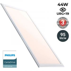 Barcelona led Panneau led driver philips 120x30 - 44W - UGR19 - Blanc Chaud