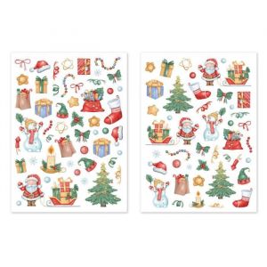 Gommettes Noël Classique 0,9 À 5,7 93 Pièces
