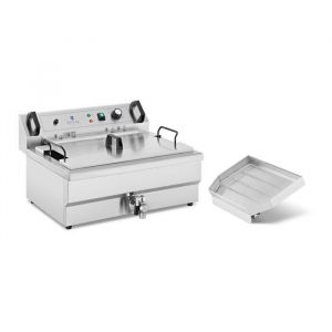 Royal Catering Friteuse À Beignets Friteuse À Donut Friteuse Pâtisserie Inox 16 l 3000 W