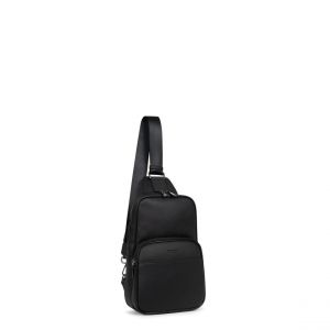 Hexagona Sac monobretelle noir - Noir - Odyssey