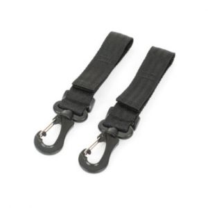 ABC Design Crochets universels pour poussettes Rotation 360 degrés attache Velcro