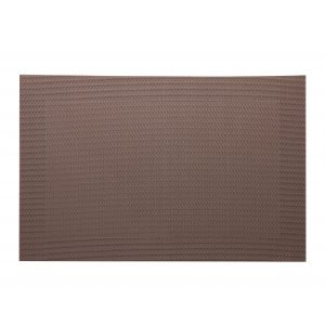 Lot de 2 sets de table unis marron 45x30