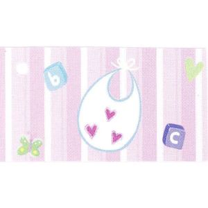 10 étiquettes baptême ou naissance : bavoir