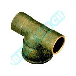 Altech T&eacute; femelle &agrave; souder brut 15-21-14 8130Gcu (sachet de 2 pi&egrave;ces)