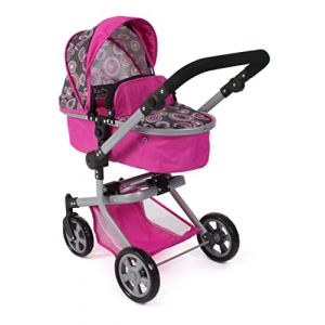 Bayer Chic 2000 Poussette de poupée combinée MIKA Hot Pink Pearl