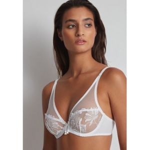 Aubade Soutien-gorge triangle avec armatures Lovessence Blanc - Couleur Blanc - Taille 100B