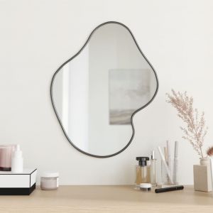 VidaXL Miroir mural Noir 50x40 cm