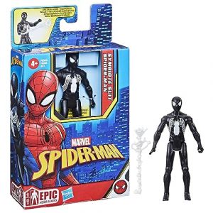 Hasbro Marvel Spider-Man Epic Hero Series, Figurine Spider-Man en Costume de Symbiote de 10 cm