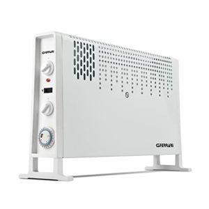 G3 Ferrari G60025 Convecteur ventilé avec minuteur, 2000 W, 3 puissances, programmable, blanc