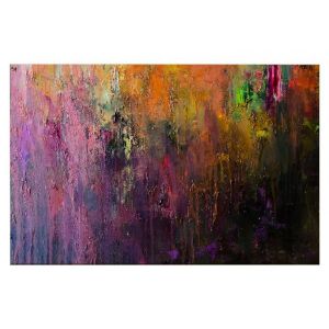 Image de Homemania HOMEMANIA Tableau Couleurs Abstract pour Salon, Chambre Multicouleur en Polyester, Bois, 100 x 3 x 50 cm