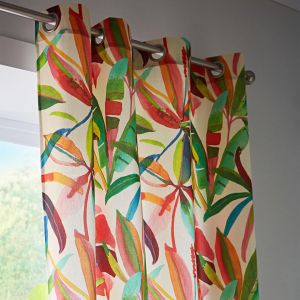 Rideau en coton PANEMA L135xH260 Multicolore