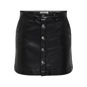 Only Jupe en cuir taille haute femme Amazing-Liora