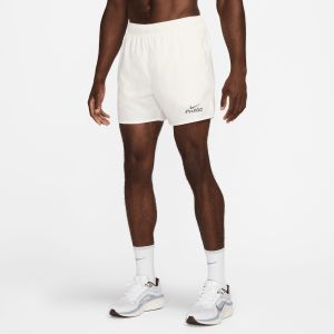 Nike Short de running avec sous-short int&eacute;gr&eacute; Dri-FIT 13 cm Challenger Flash pour homme - Blanc - Taille XL - Male