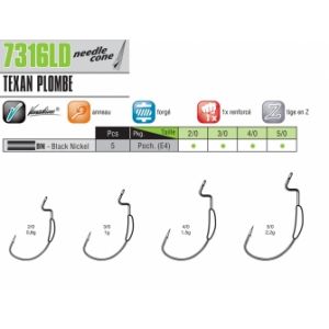 Vmc HAMECON TEXAN 7316 LD N&deg; 3-0 SACHET DE 5