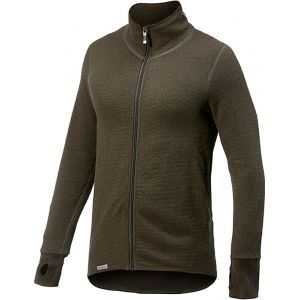 Woolpower Full Zip Jacket 400 - Veste en laine taille XXL, noir/vert olive