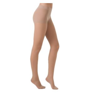 Image de Sigvaris Dynaven Transparent Collant Classe 2 Long Taille XL Beige Clair