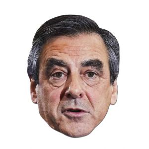 Star Cutouts Masque en carton - Homme Politique François Fillon