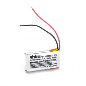 Vhbw Batterie compatible avec Bose Bluetooth Headset Series 2, BT1L, BT1R, BT2L casque audio, &eacute;couteurs sans fil (80mAh, 3,7V, Li-polym&egrave;re)
