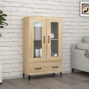 VidaXL Buffet Chêne sonoma 70x31x115 cm Bois d'ingénierie Brun