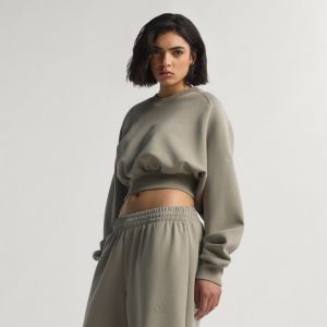 Adidas Sweat-shirt Large Doux De Luxe All Szn, pointure X-Small - Taille X-Small