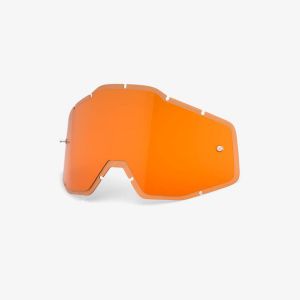 Image de 100% RACECRAFT/ACCURI/STRATA HD Persimmon Anti-Fog Injected Replacement Lens