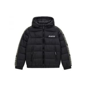 Guess Doudounes enfants PADDED LS JACKET W/ZIP_MINI ME Noir - Taille 8 ans,10 ans,12 ans,14 ans,16 ans