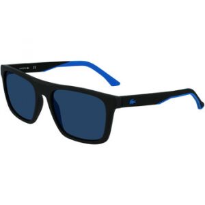 Lacoste Lunettes de soleil L957S Lunettes de soleil, Noir/Bleu, 56 mm - Couleur Unique - Taille Noir