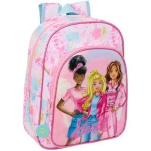 Mattel School Bag Painterly Pink Sky blue 26 x 34 x 11 cm