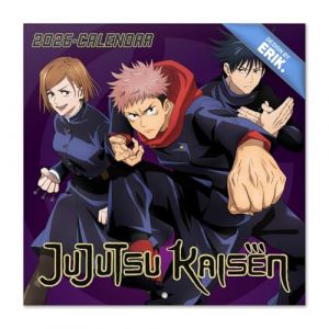 Grupo erik Calendrier 2026 Mural Jujutsu Kaisen - Calendrier Mural 2026 Mensuel │ Idee Cadeau : Calendriers Muraux │ De Janvier &agrave; D&eacute;cembre : Espace pour notes et Illustrations Anime (30x60 cm)