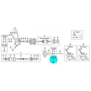 Image de Shimano Fork Nut 8/3