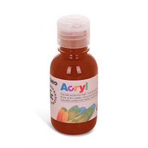 Primo Flacon De Couleur Acrylique 125 Ml - Terre De Sienne Brûlée