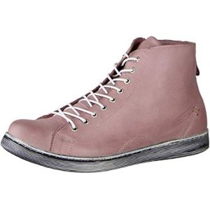 Andrea Conti 0341500, Baskets Hautes Femme, Beige Mauve 175, 38 EU