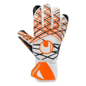 Uhlsport Gants De Gardien Soft Hn Competition - Blanc/noir/orange Fluo, pointure 3 - ['Blanc'] - Taille 3