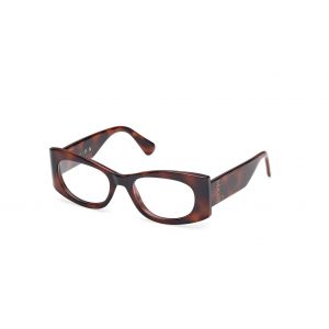 MAX&Co Femme MO5184 052 Montures optiques Inject&eacute; Havane G&eacute;om&eacute;trique Normale