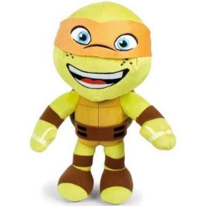 Peluche geante tortues ninja orange : michelangelo 60 cm - grande peluche turtles - licence