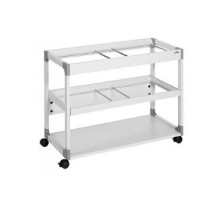 Durable 3792-10 - Chariot pour dossiers suspendus SYSTEM File Trolley 200 Multi Duo, sur roulettes, gris