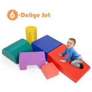 Coast 6-piece Foam Building Blocks Set - Blocs de construction pour enfants - colorés
