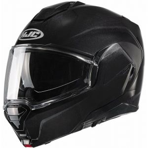 HJC Casque I100 Uni Noir Metal - Taille XS