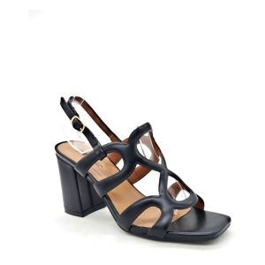 Kebello Sandales A Talons Noir Femme - 36