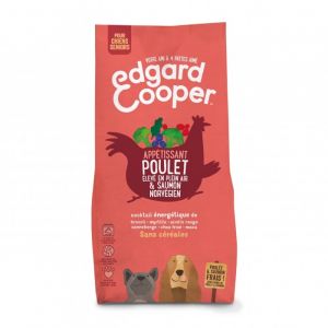 Edgard & Cooper Croquettes Poulet frais & Saumon norv&eacute;gien sans c&eacute;r&eacute;ales Chien Senior 12 kg