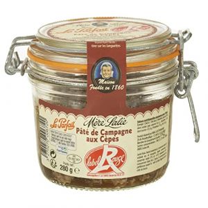 Mère Lalie - Pâté de campagne aux cèpes - Label Rouge - Pot 280g